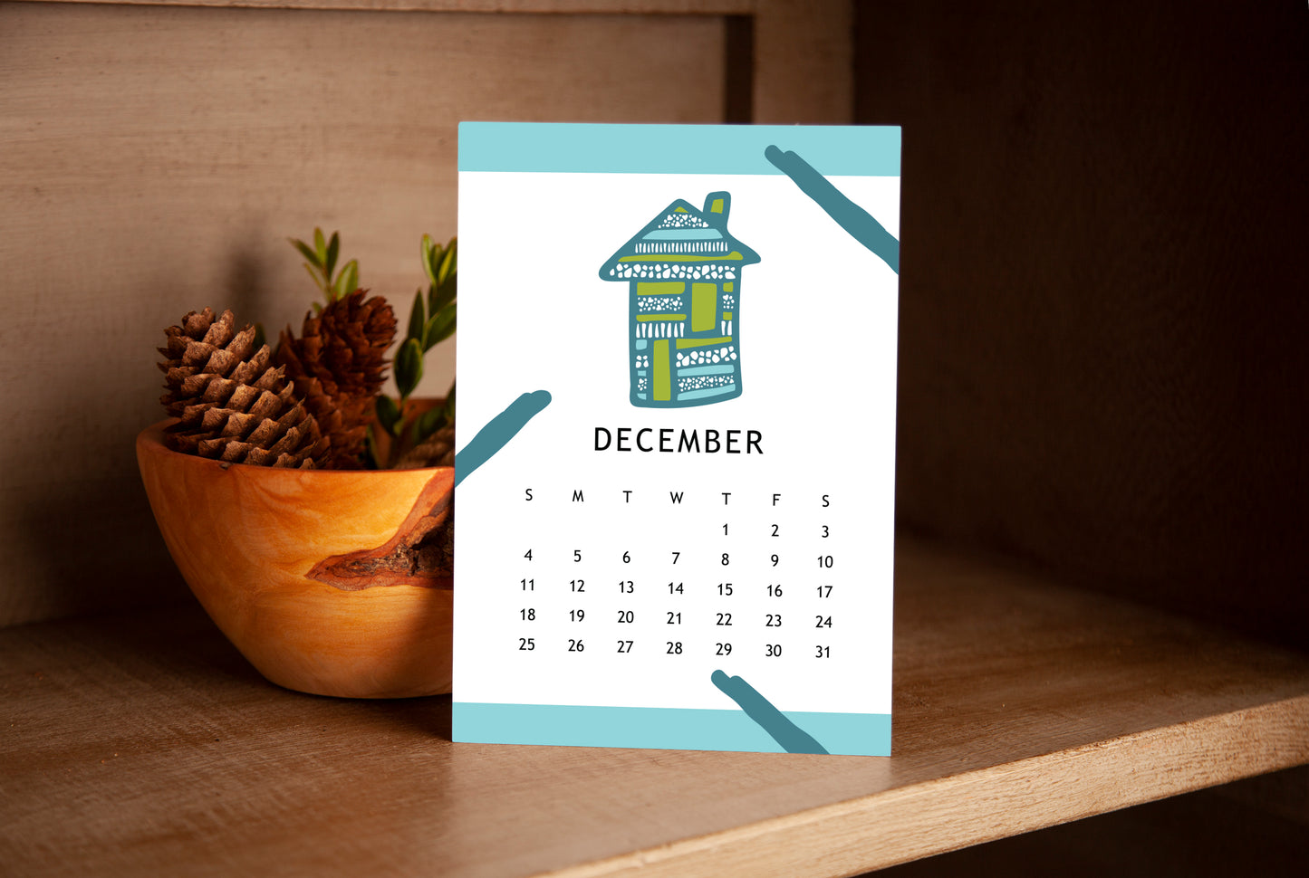Whimsical Desk Calendar 2022| ENGLISH