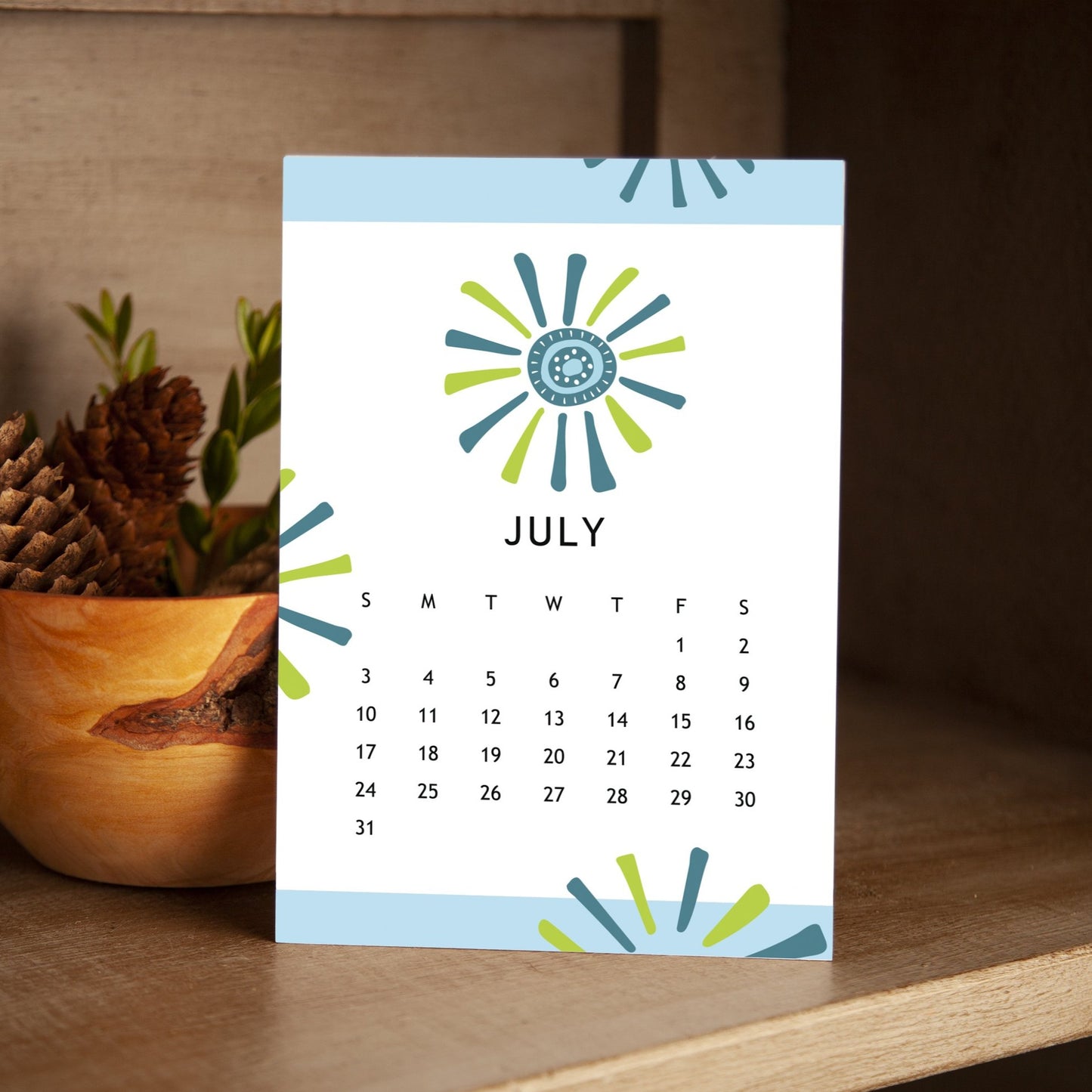 Whimsical Desk Calendar 2022| ENGLISH