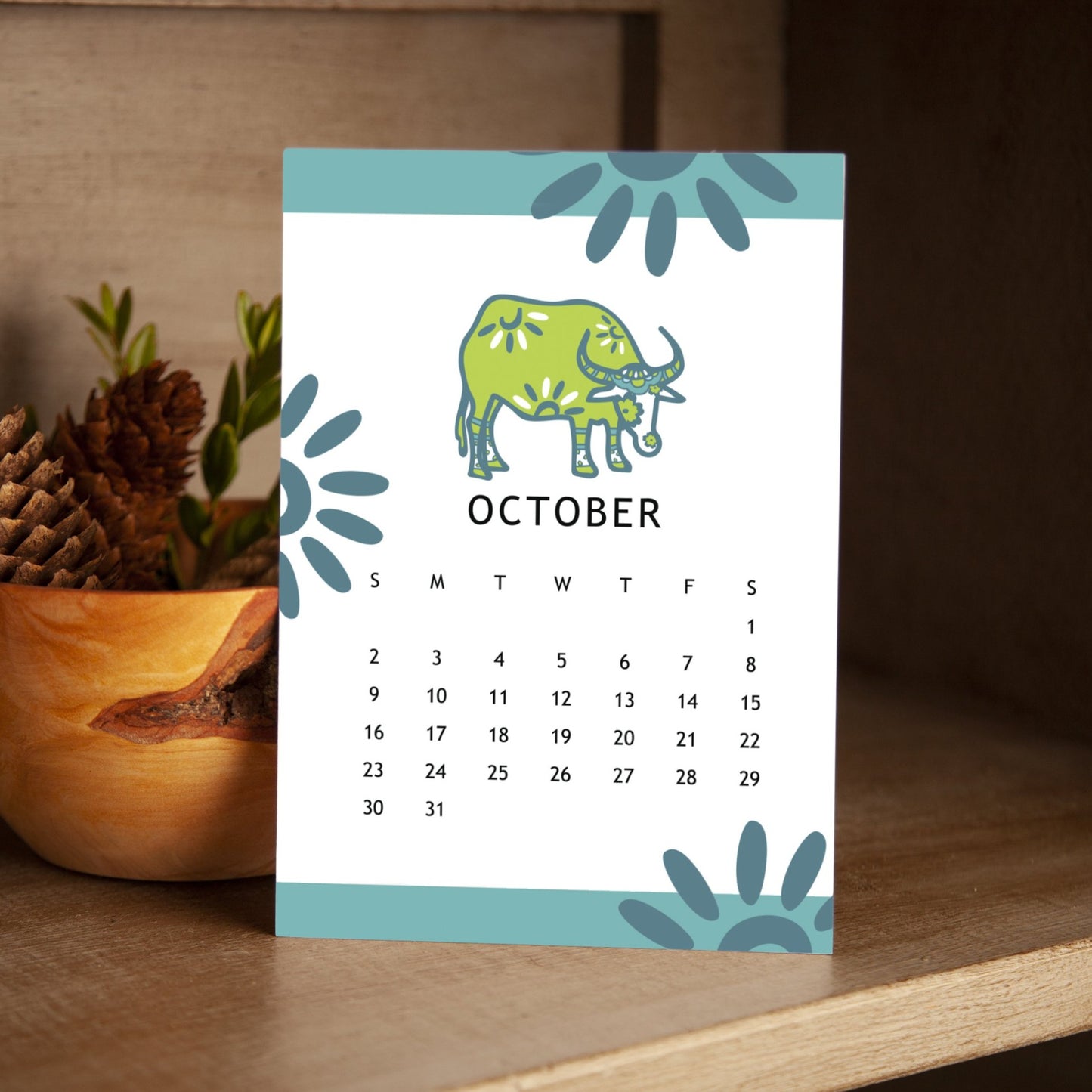 Whimsical Desk Calendar 2022| ENGLISH