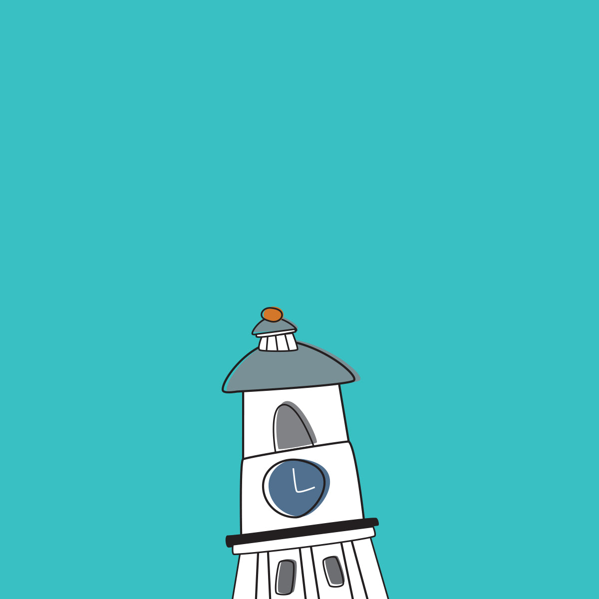 An illustration of The Halifax town clock.
