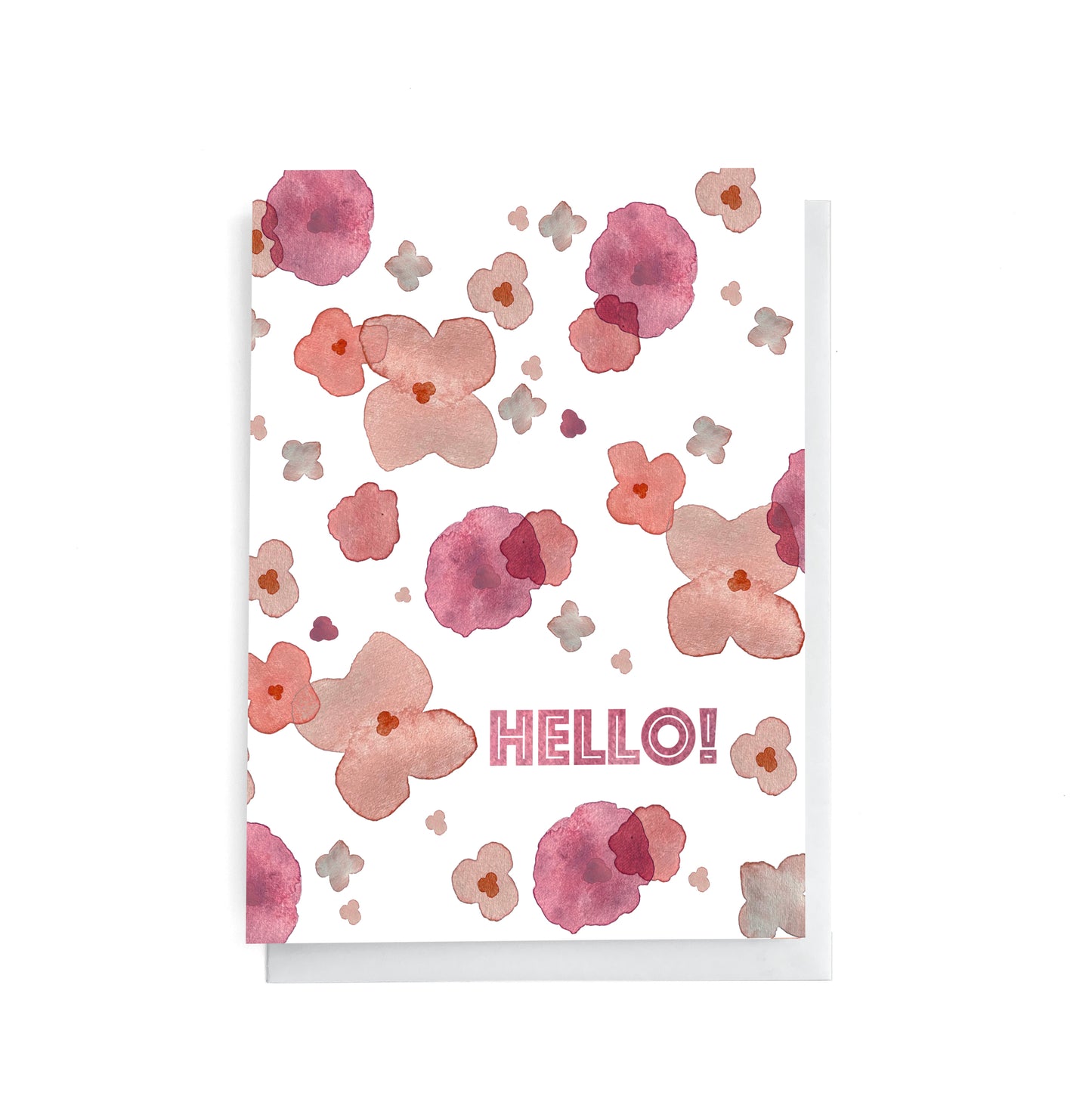 Hello - Watercolour Collection | Greeting Card