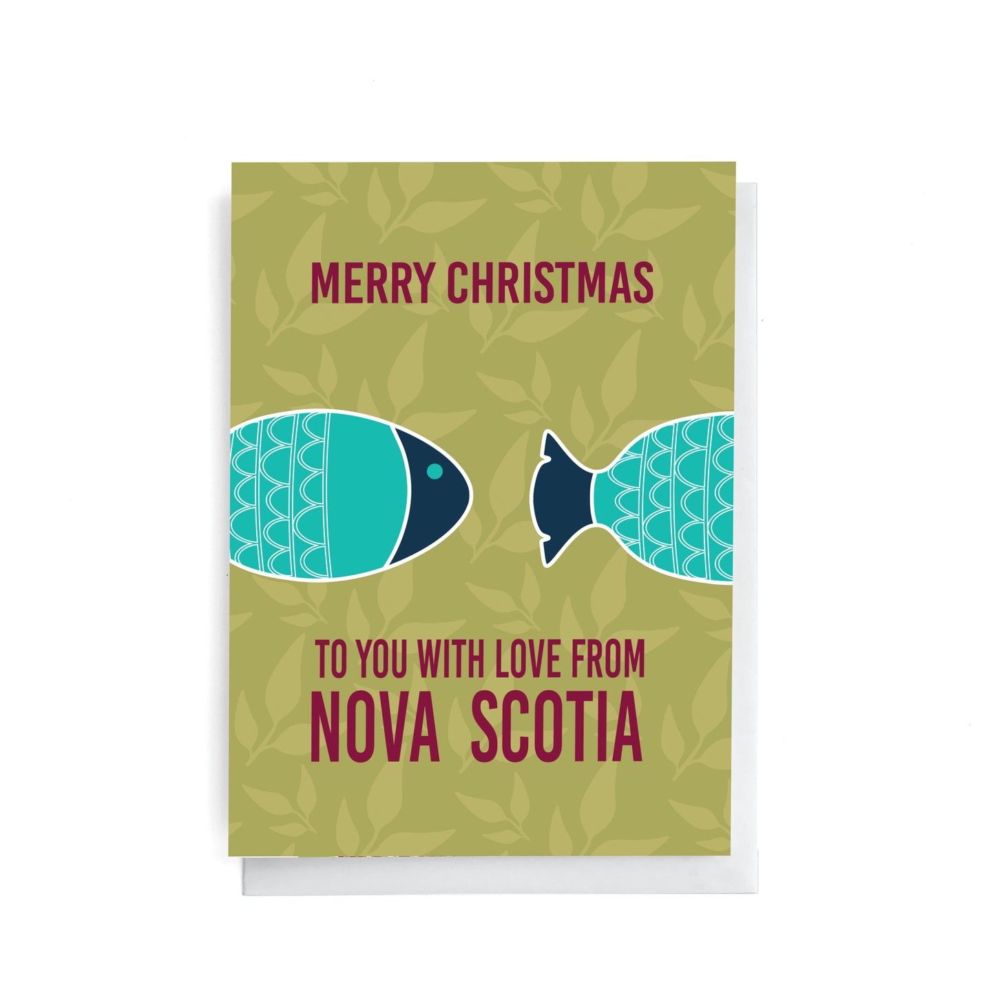 Merry Christmas to you with love from Nova Scotia | Greeting Card