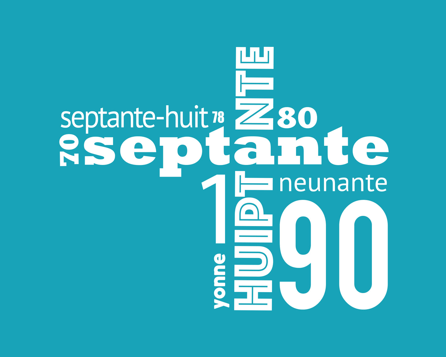 Acadian french numbers.