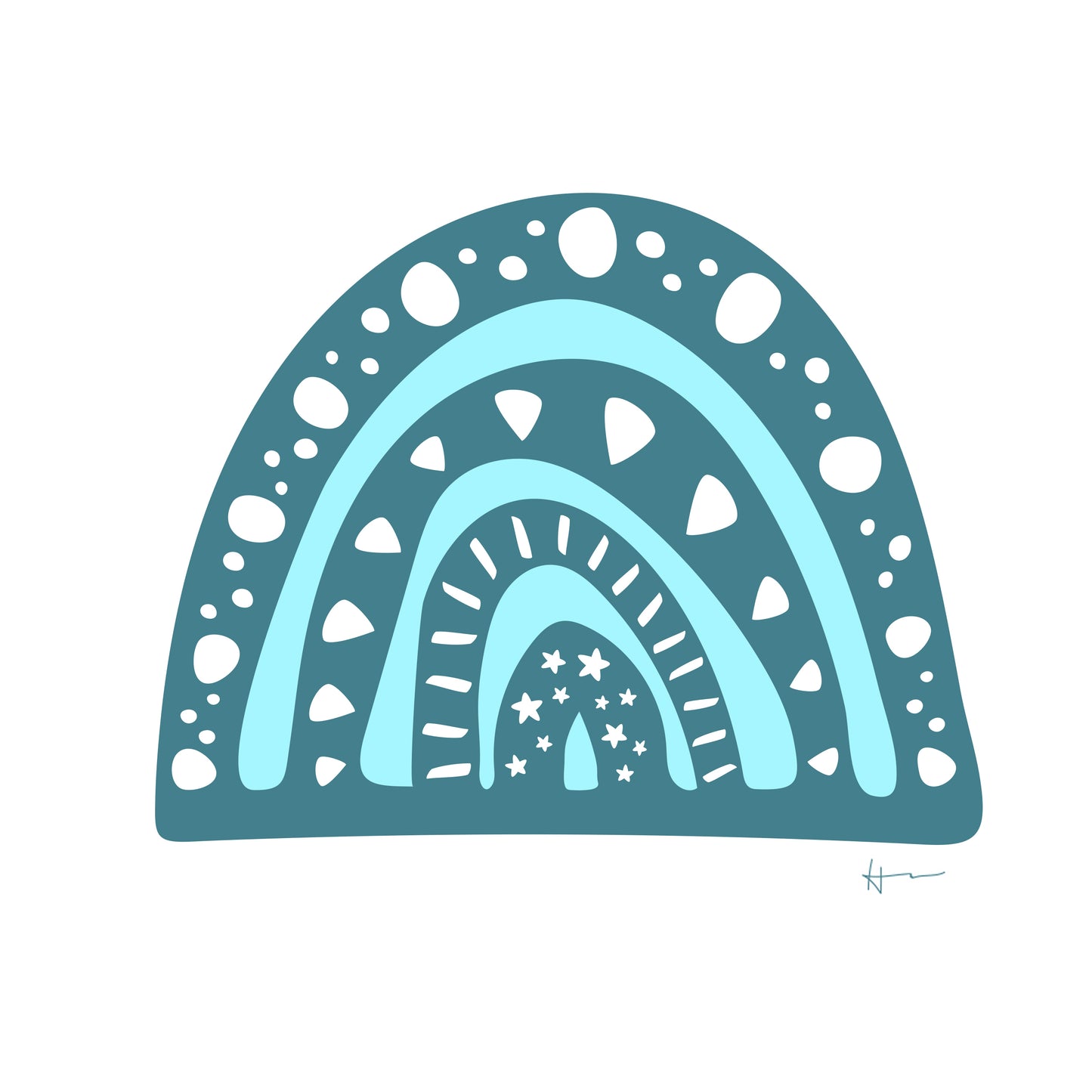 Rainbow | Art Print | Whimsical Collection