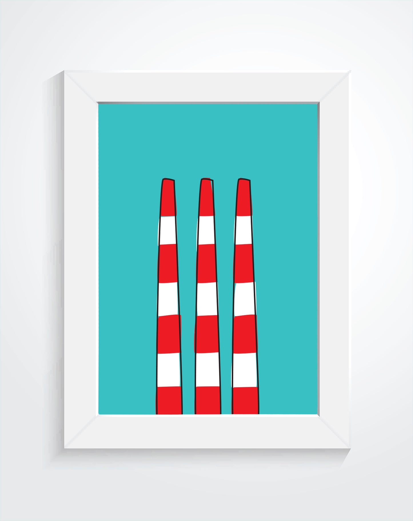 The Dartmouth Smokestacks | Print
