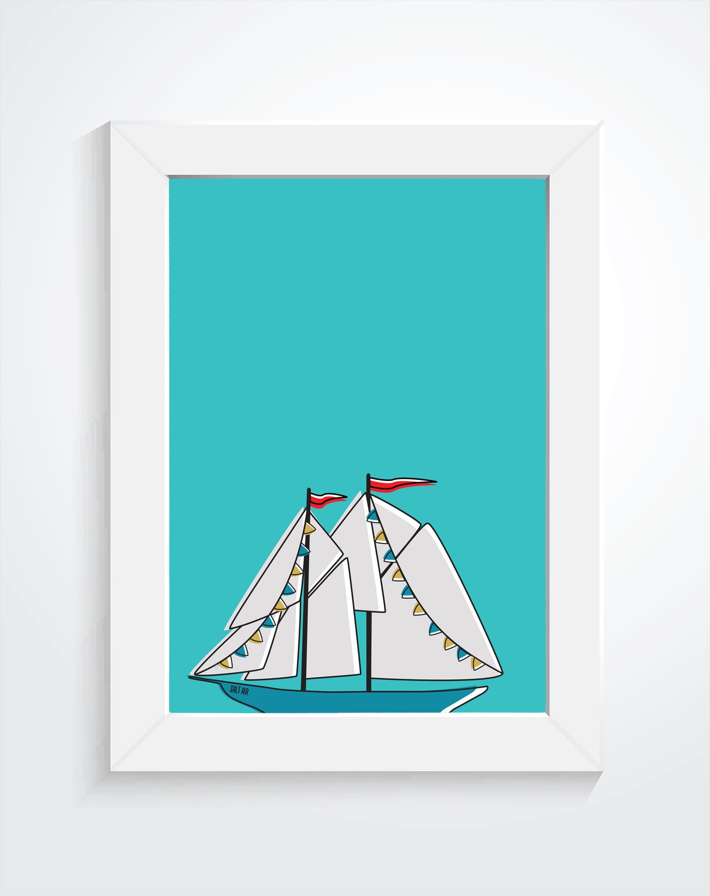 The Schooner | Art Print