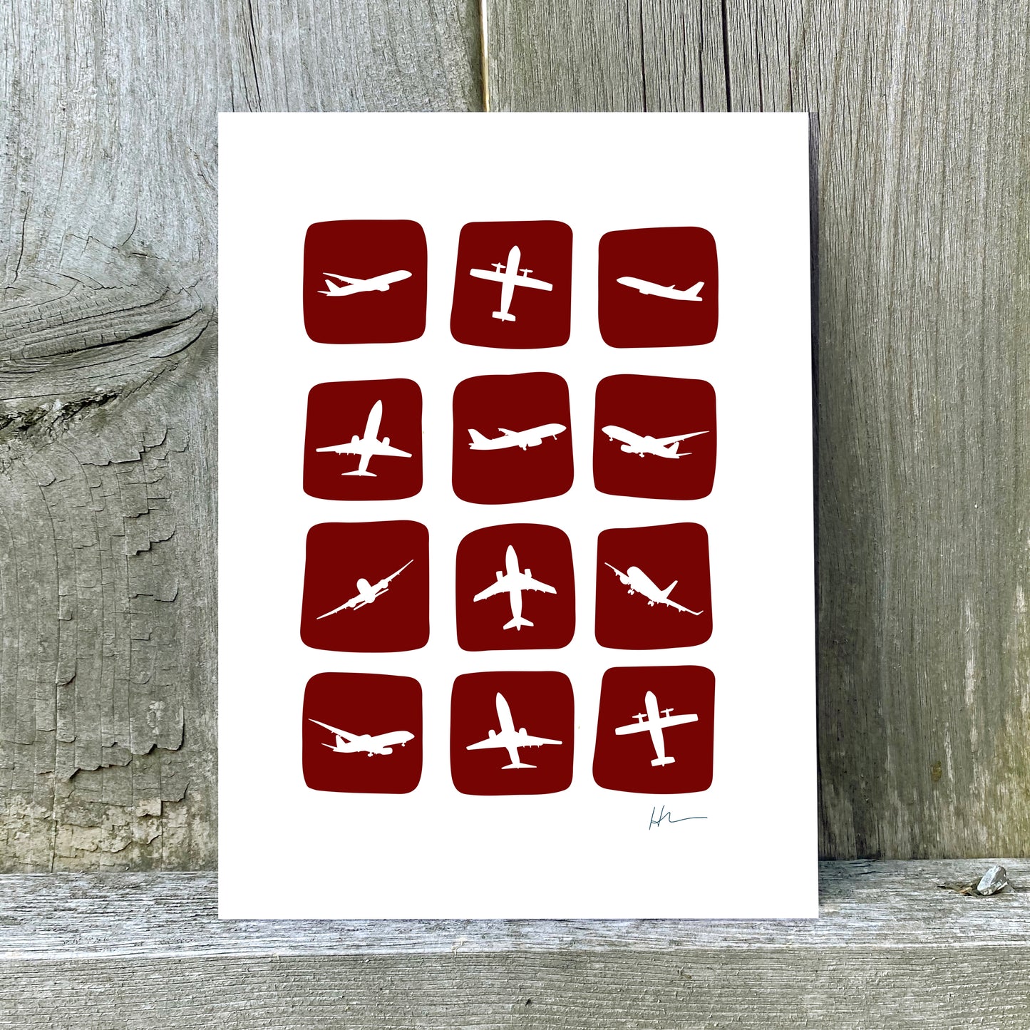 Aircrafts 2 | Art Print |Montage Collection