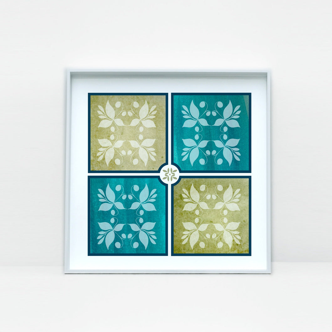 Beautiful Tile Art Print -1