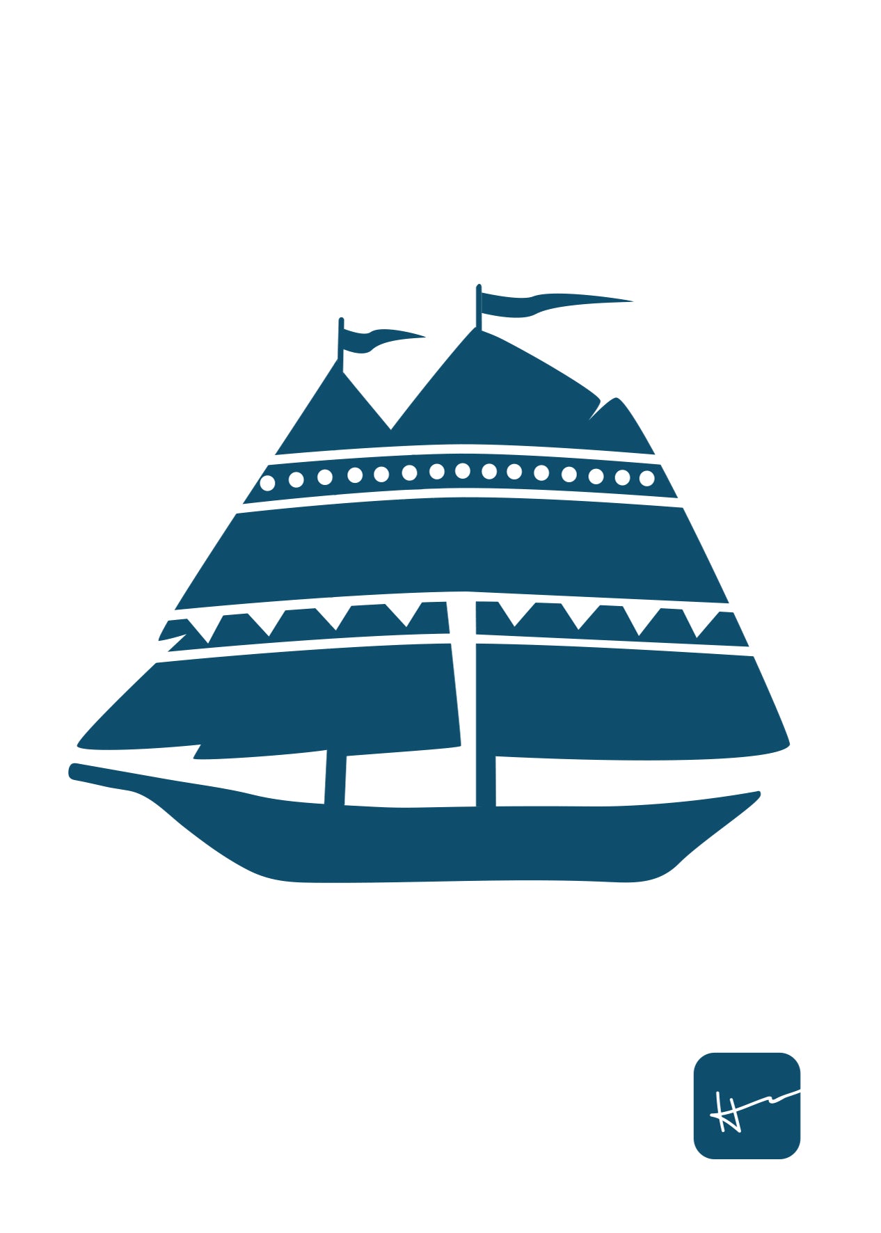 SCHOONERS & THE ATLANTIC BREEZE | Art Print