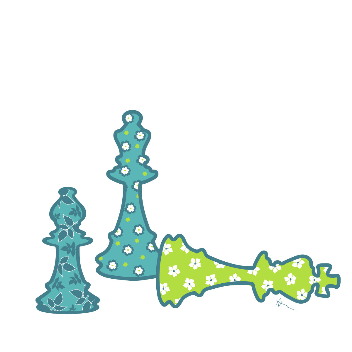 Chess | Art Print | Whimsical Collection