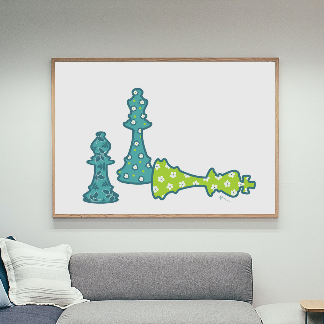 Chess | Art Print | Whimsical Collection