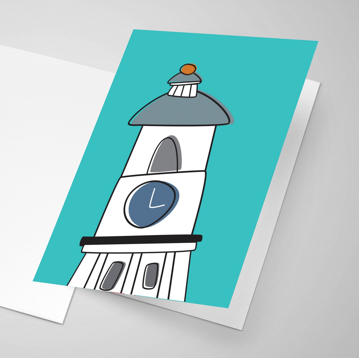 Old Town Clock | Salt Air | Greeting Card
