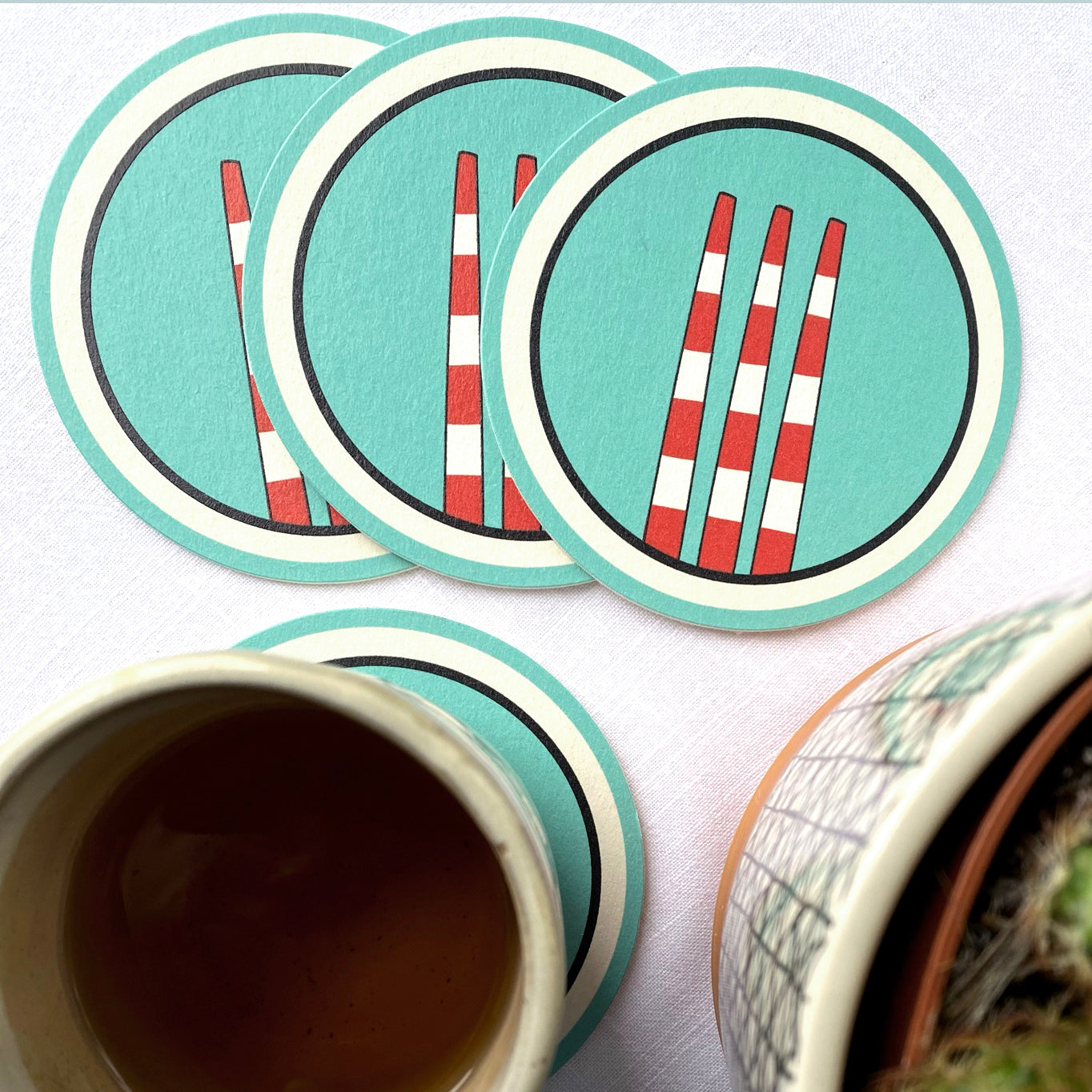 Dartmouth Smokestacks | Four Pack of Coasters