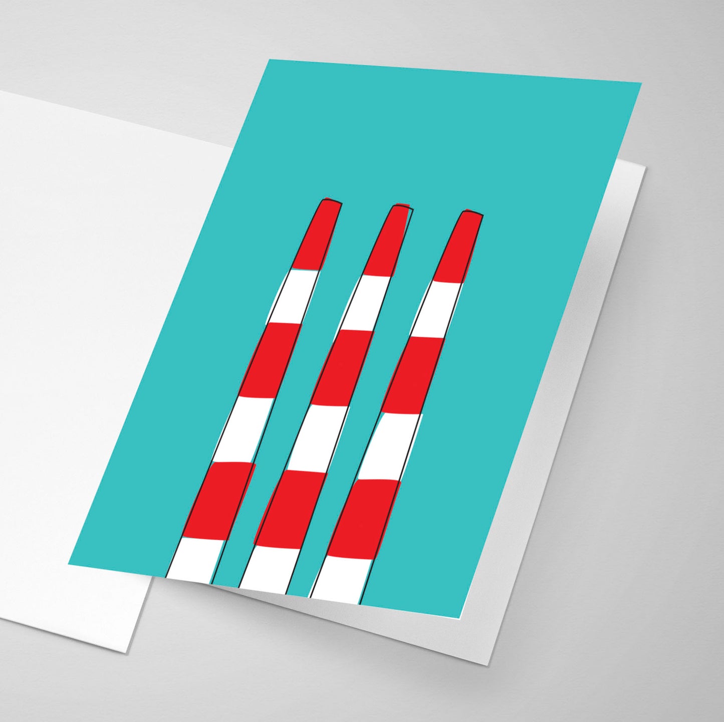 The Dartmouth Smokestacks | Salt Air | Greeting Card