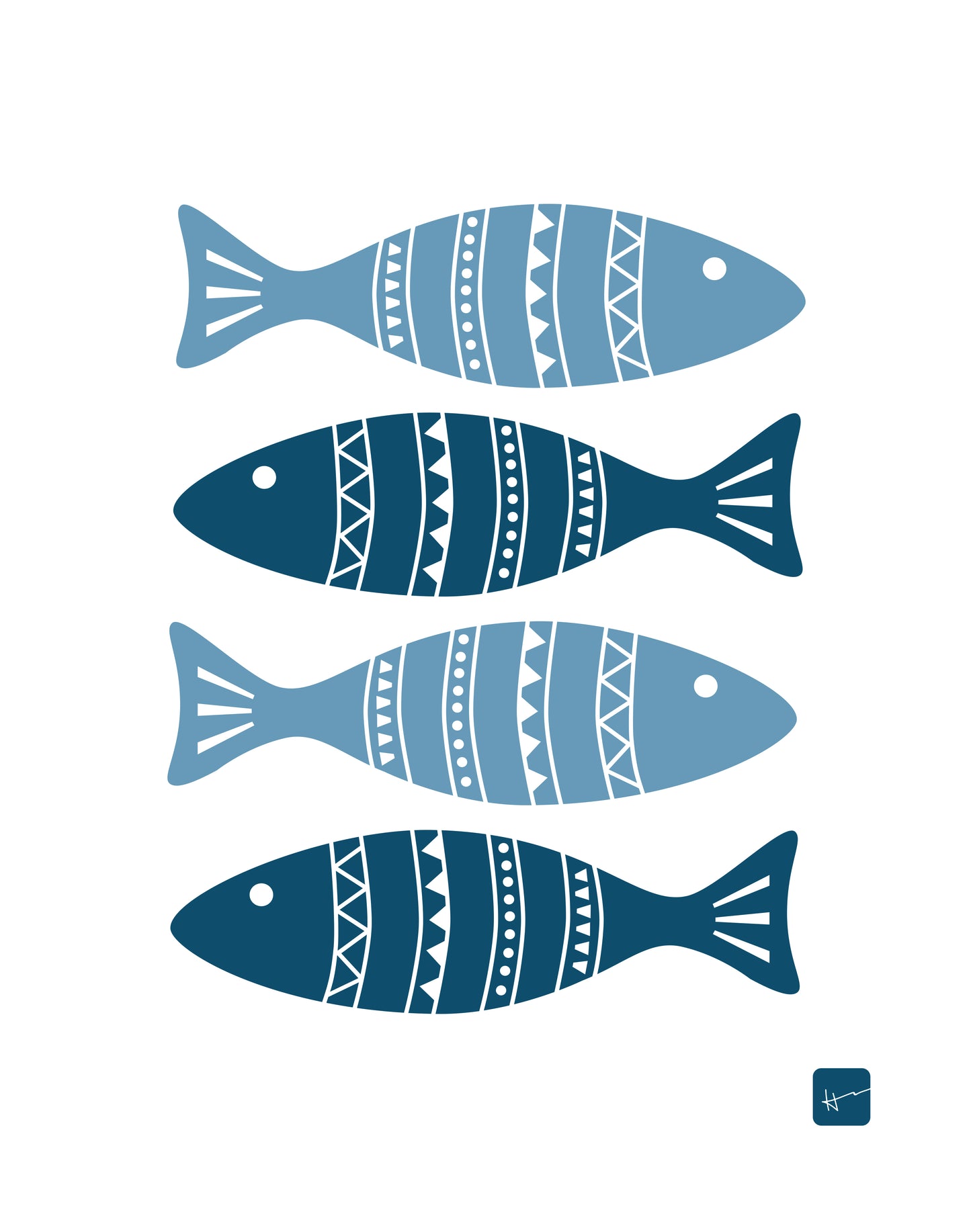 BIG FISH & SALT WATER ESCAPADES | Art Print