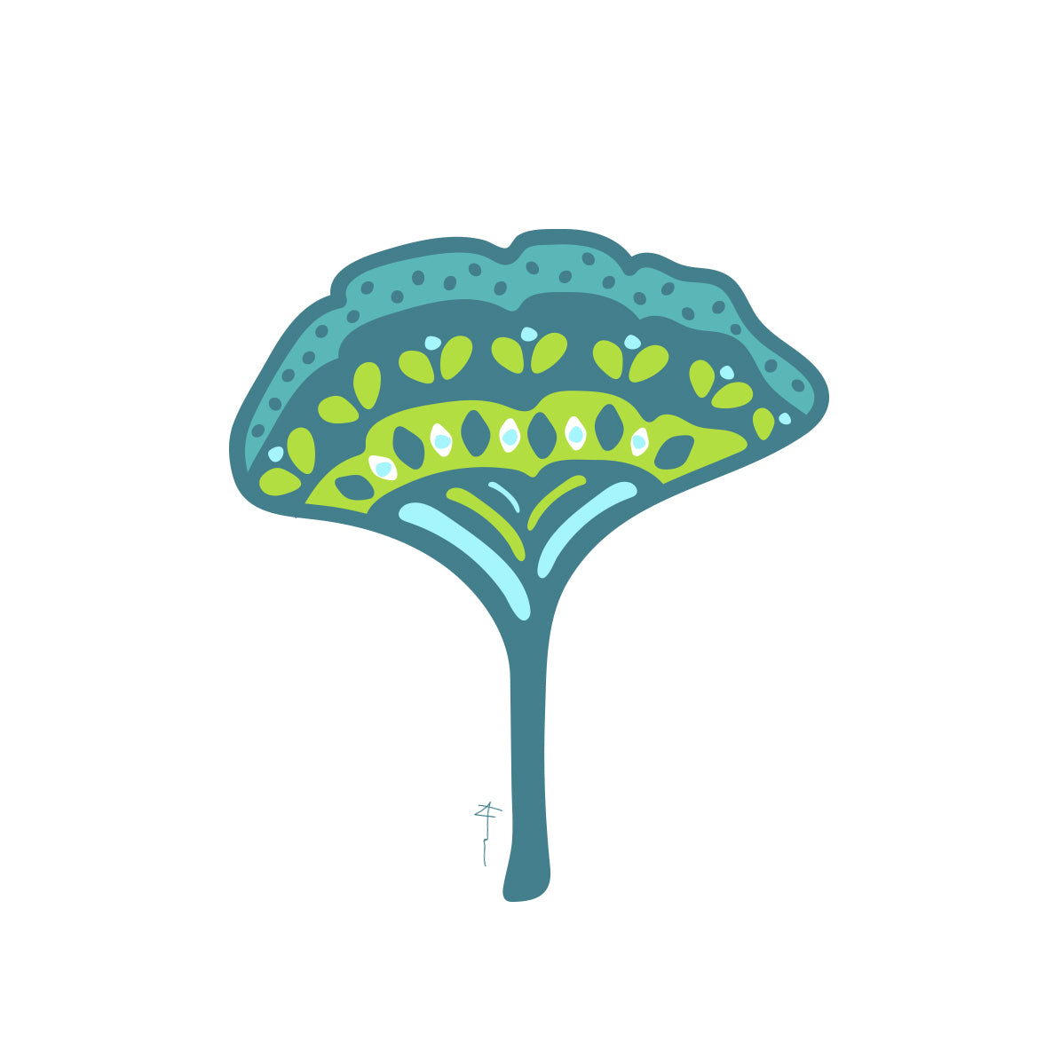 Ginkgo | Art Print | Whimsical Collection