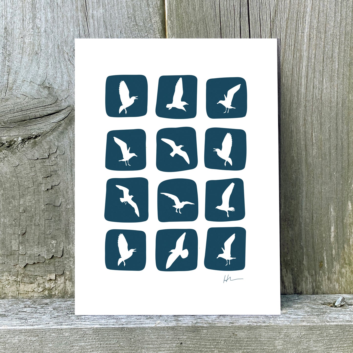 Jonathan Livingston Seagull | Art Print |Montage Collection