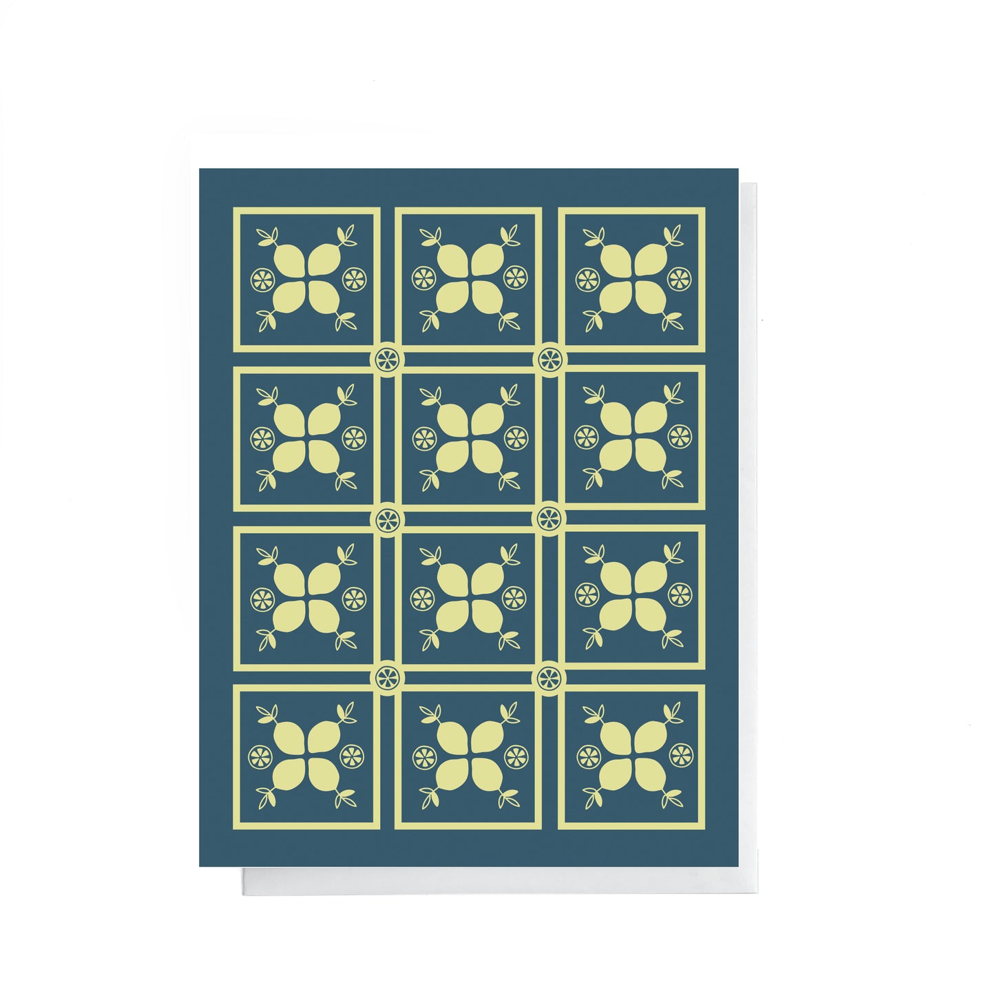 Lemon Tiles - Zesty Collection | Greeting Card