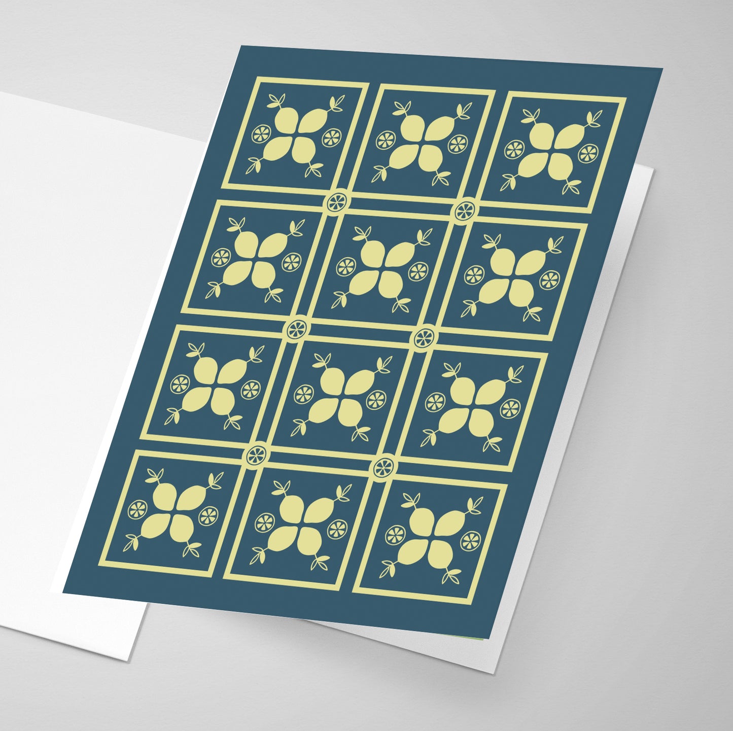Lemon Tiles - Zesty Collection | Greeting Card