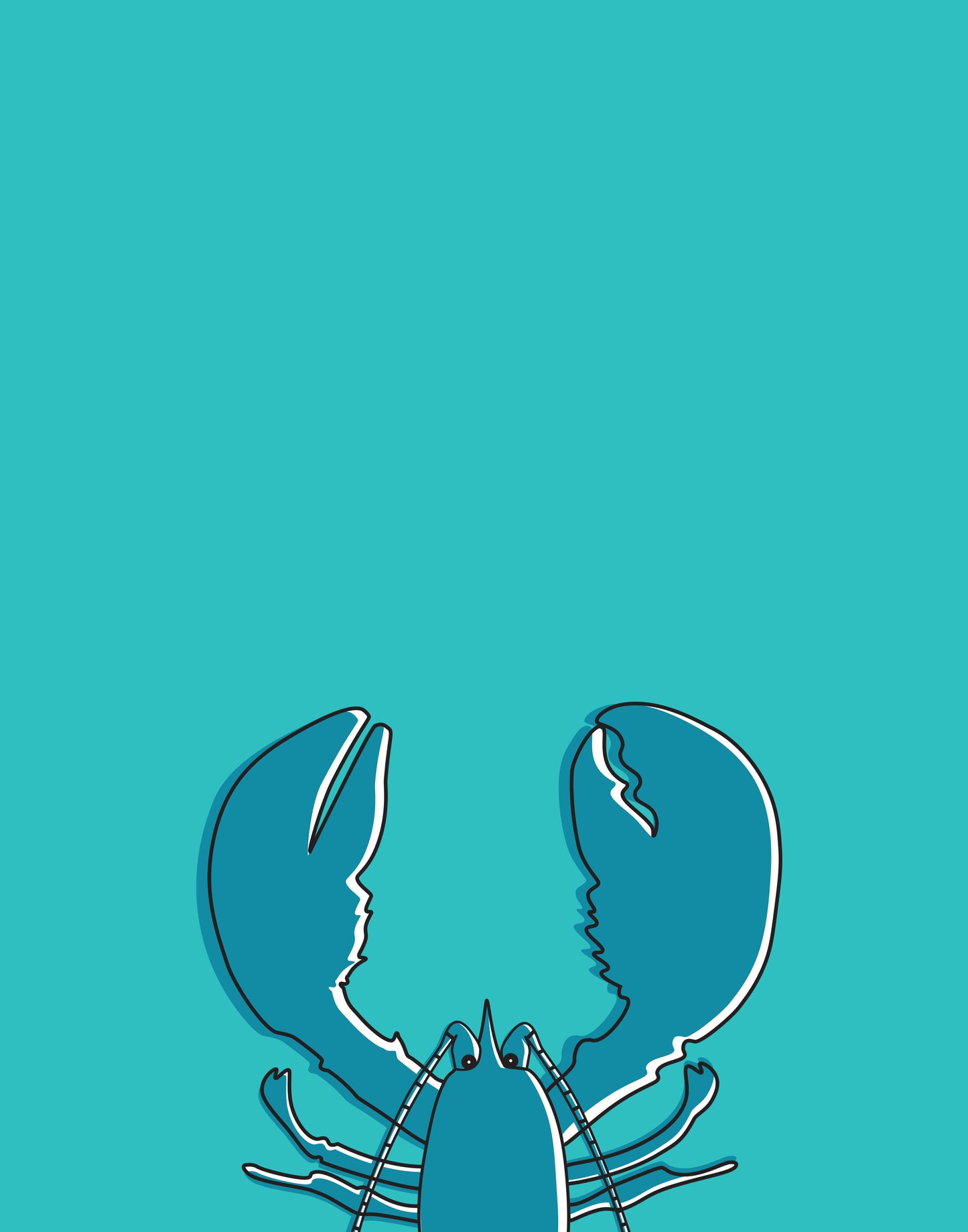 Blue Lobster | Art Print