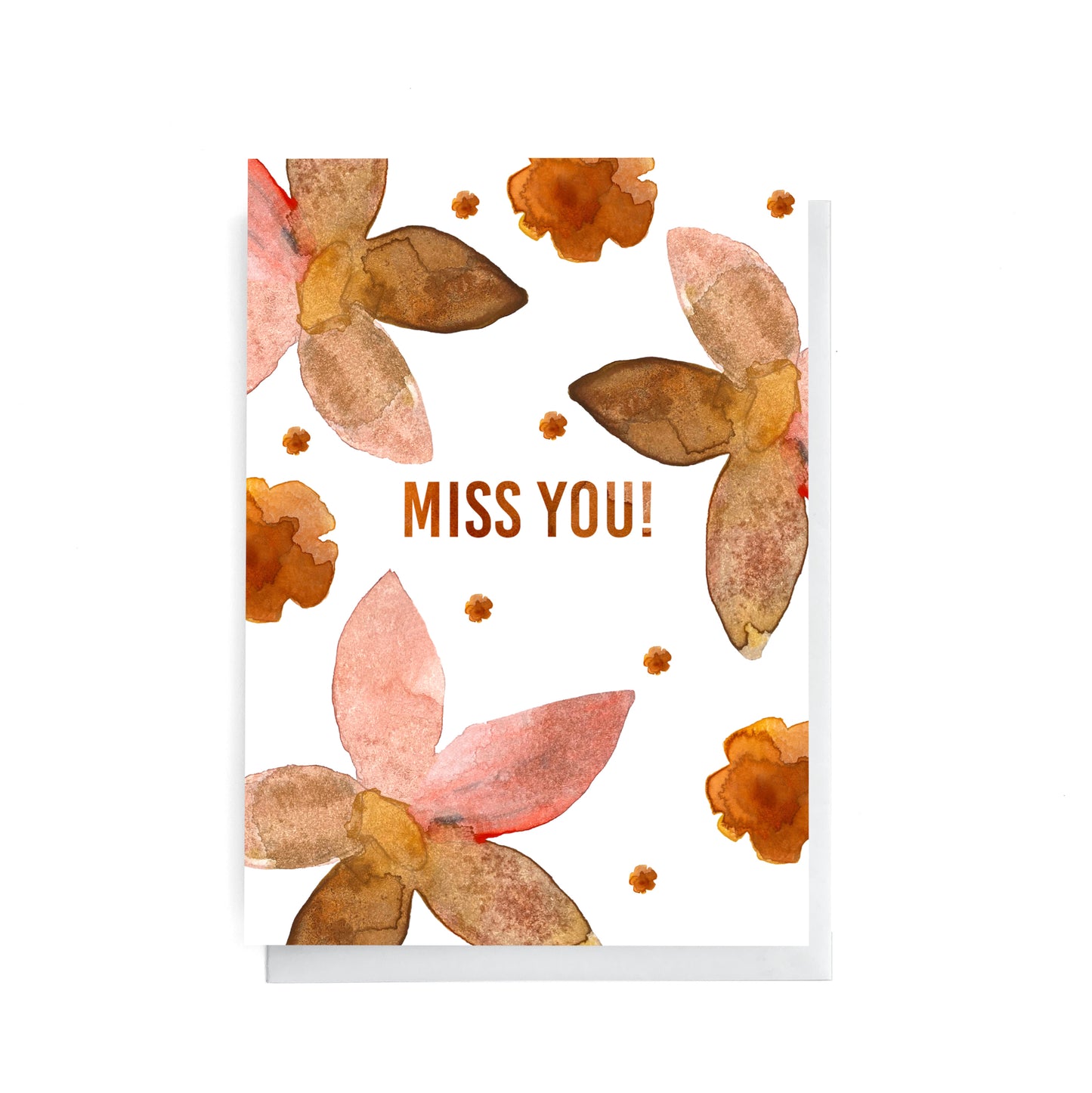 Miss You | Watercolour Collection | Greeting Card