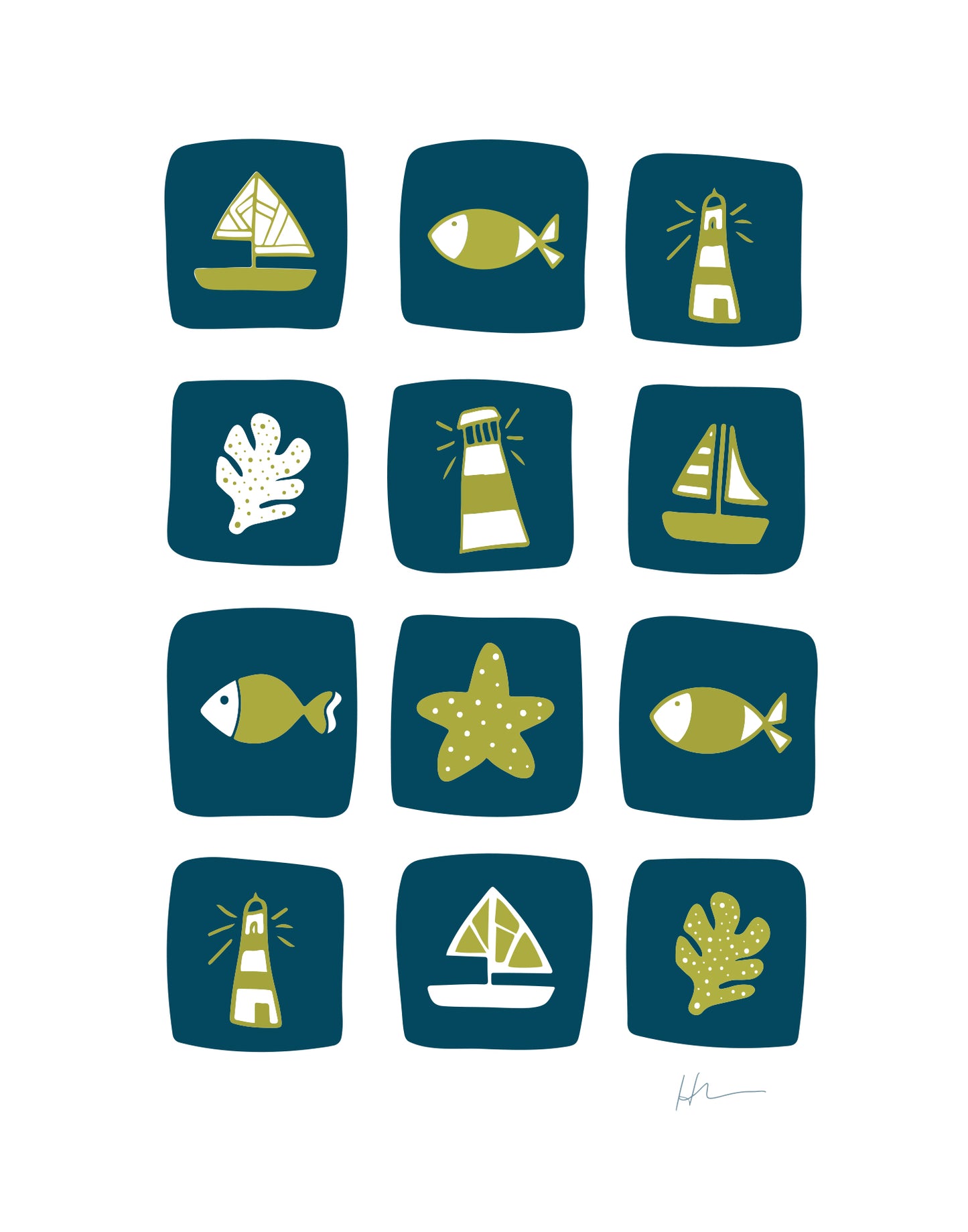 Nautical 1 | Art Print |Montage Collection