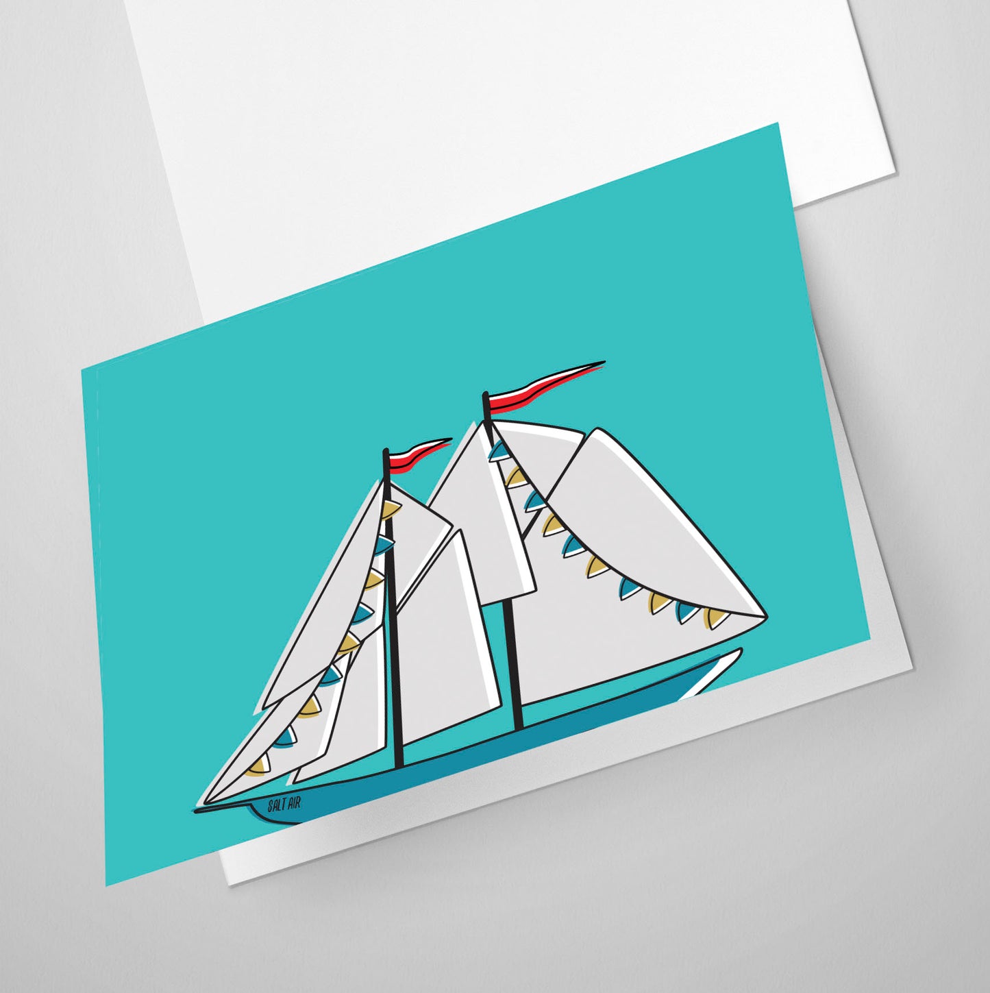 The Schooner - Salt Air | Greeting Card