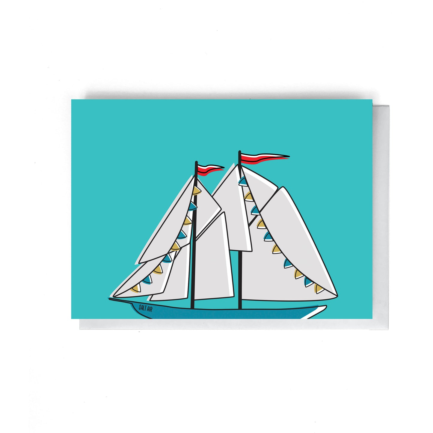 The Schooner - Salt Air | Greeting Card