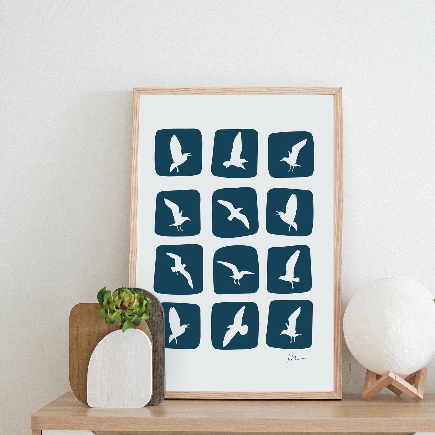 Jonathan Livingston Seagull | Art Print |Montage Collection