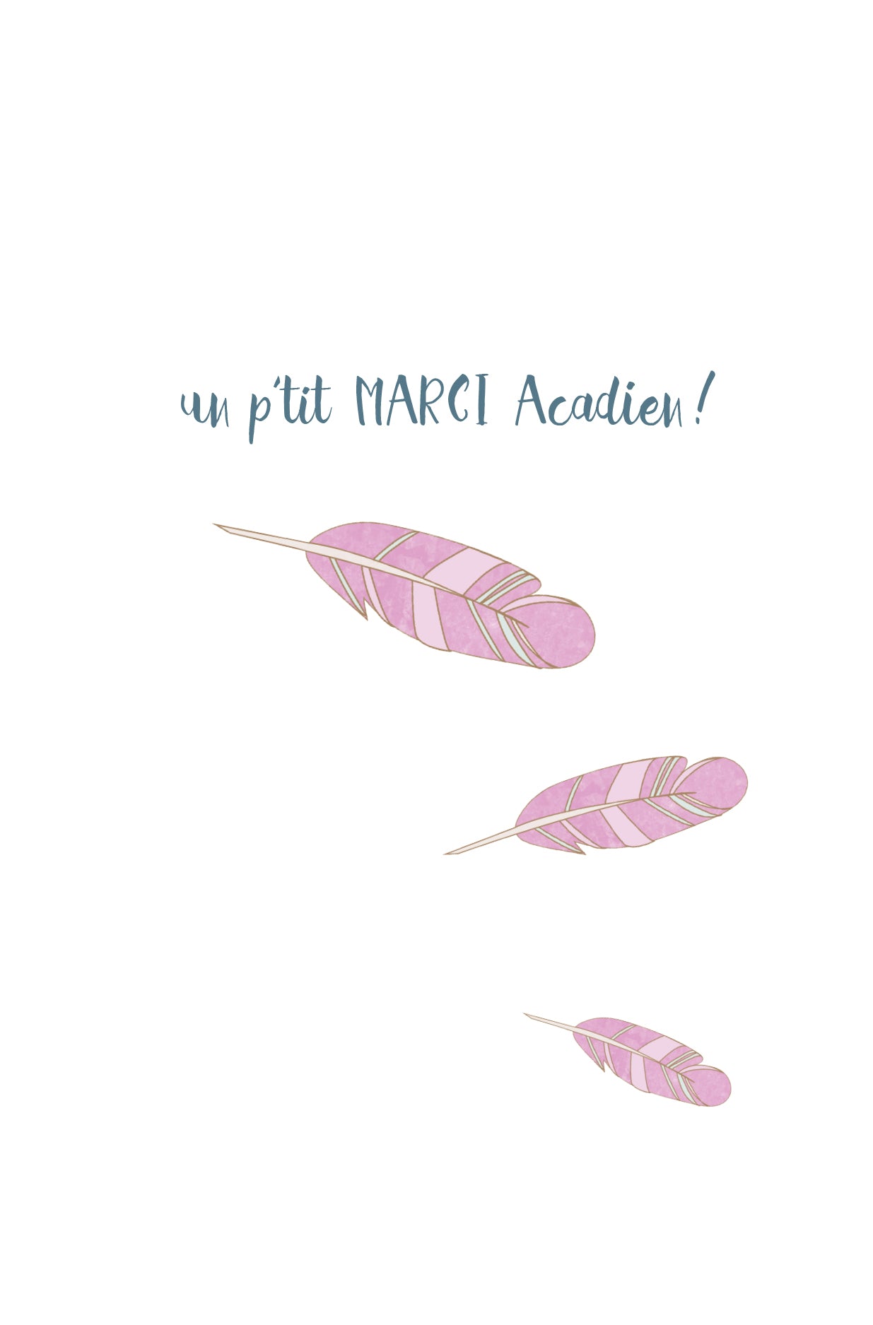 An Acadian thank you graphic.
