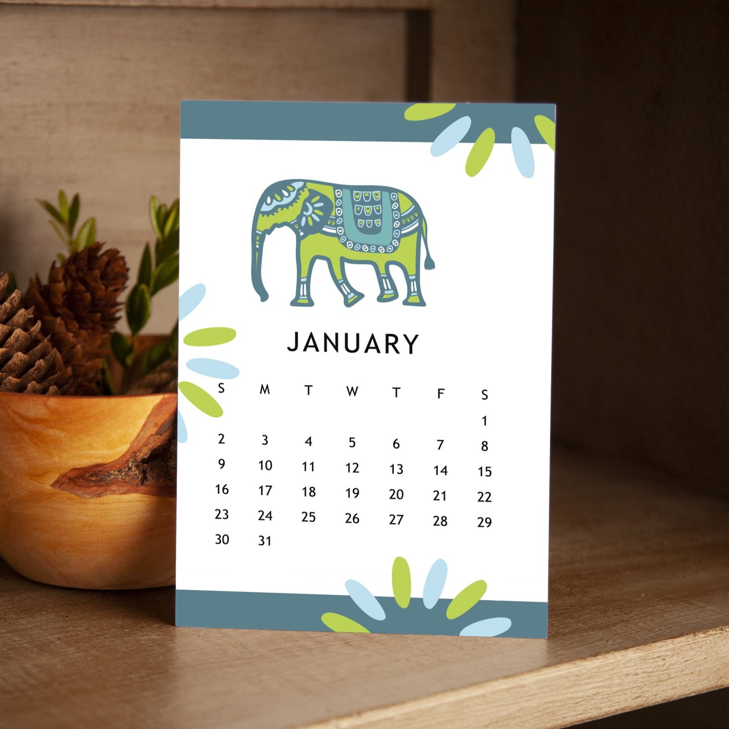 Whimsical Desk Calendar 2022| ENGLISH