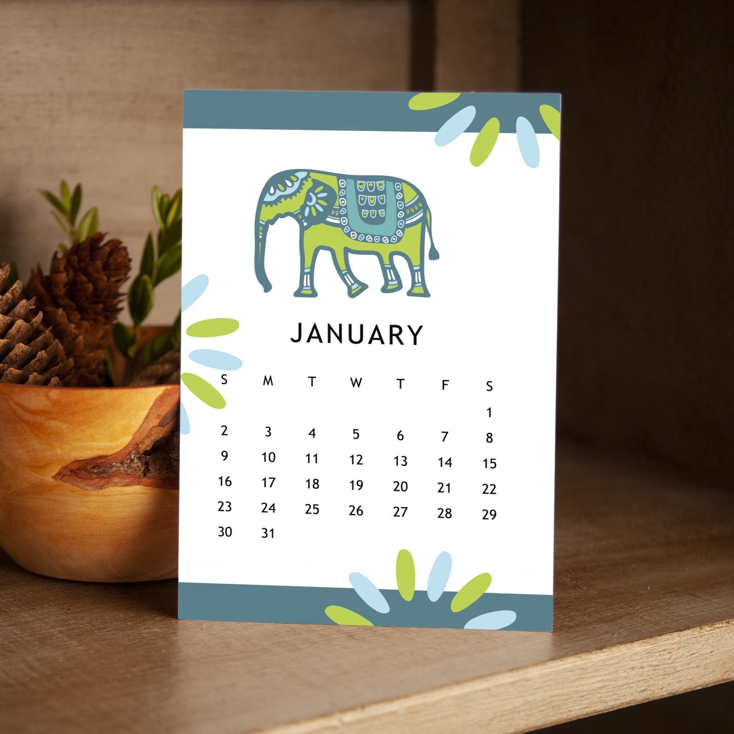 Whimsical Desk Calendar 2022| ENGLISH