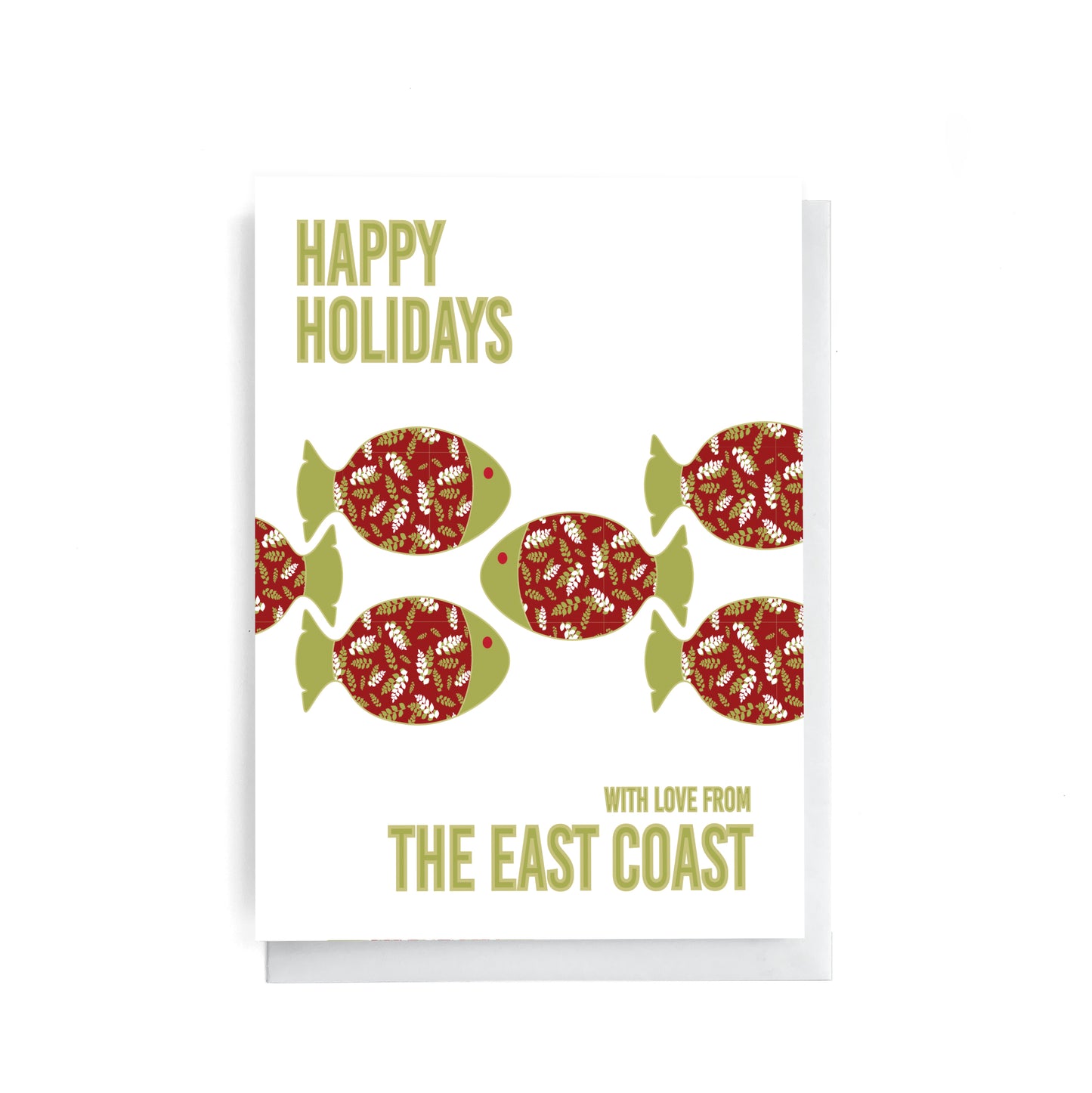 Happy Holidays from the East Coast | B - Greeting Card