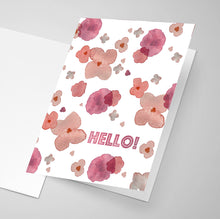 Hello - Watercolour Collection | Greeting Card