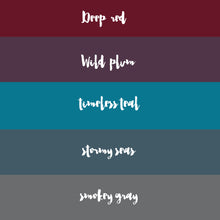 Colour swatches.