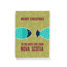 Merry Christmas to you with love from Nova Scotia | Greeting Card