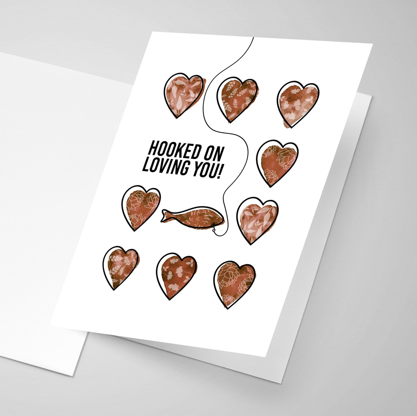 Hooked on Loving You - Valentine's Day | Greeting Card