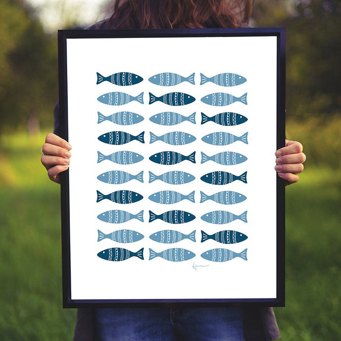 FISH & SALT WATER ESCAPADES  | Art Print