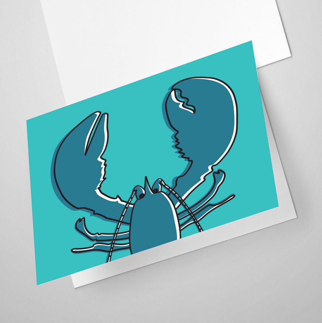 Blue Lobster | Salt Air Collection | Greeting Card