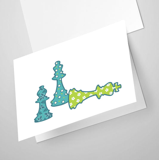 Chess | Whimsical Collection | Greeting Card