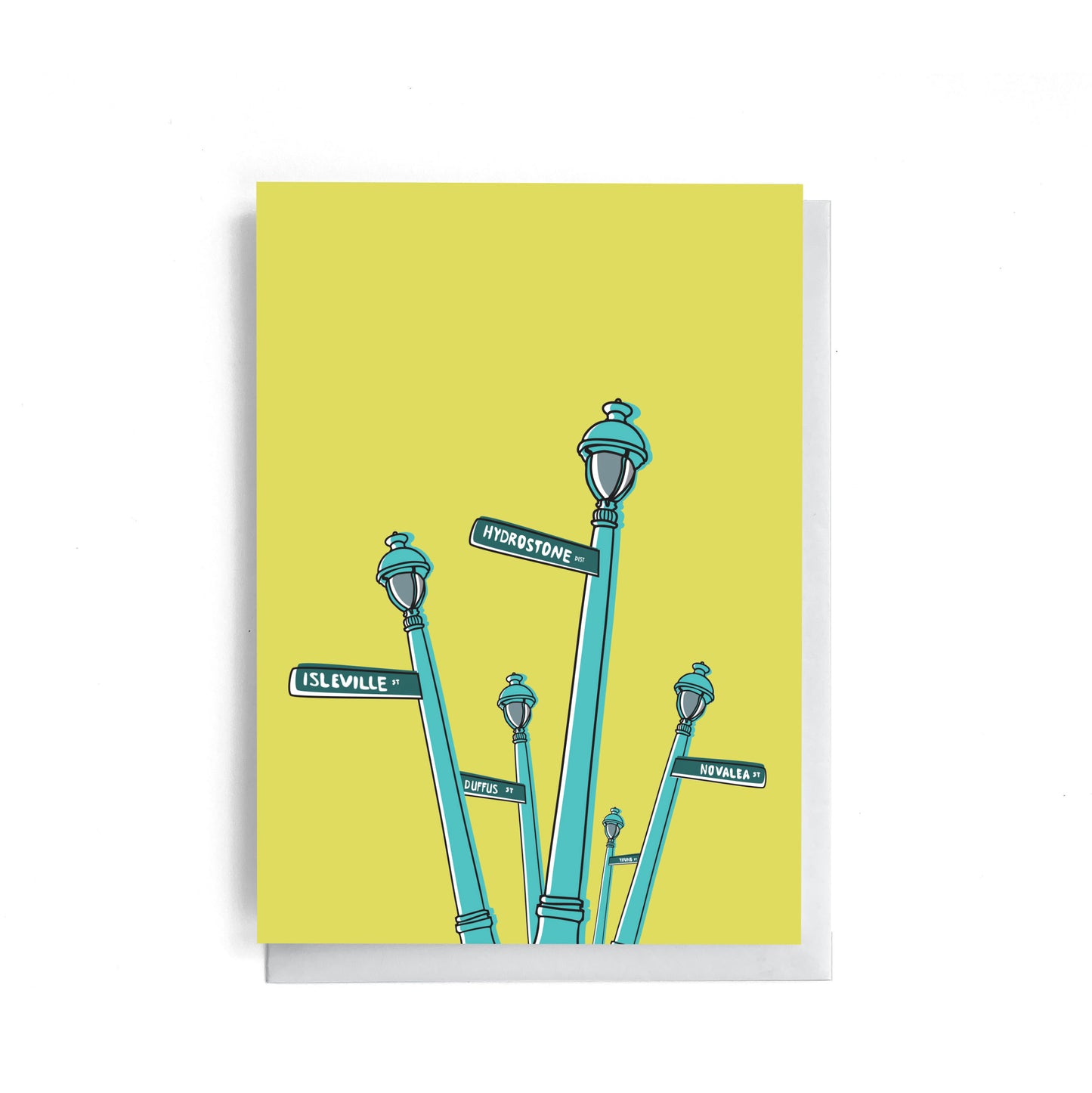 The Hydrostone Lamp Post| Salt Air Collection | Greeting Card