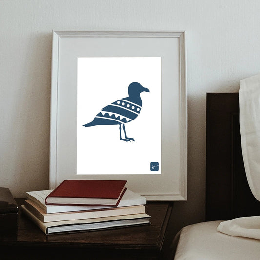 The Seagull & the Clam | Art Print