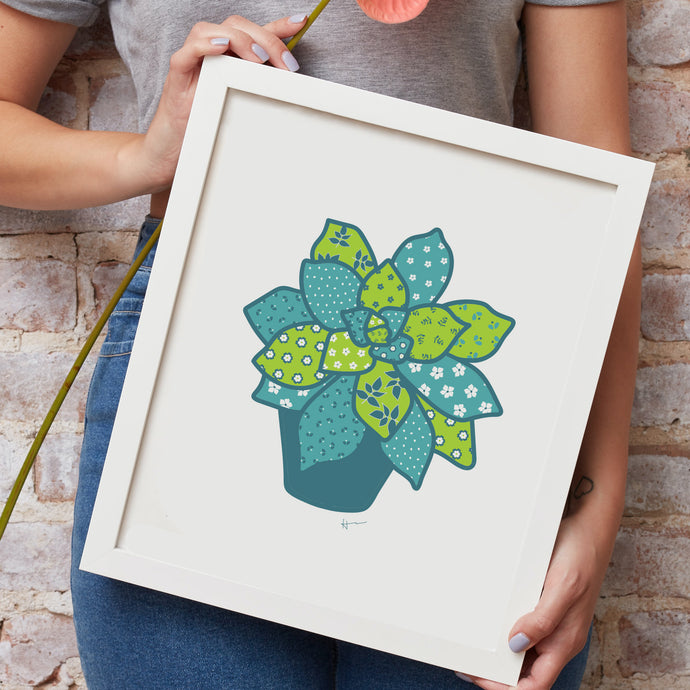 Succulent  | Art Print | Whimsical Collection