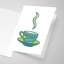 Tea Cup - Whimsical Collection | Greeting Card